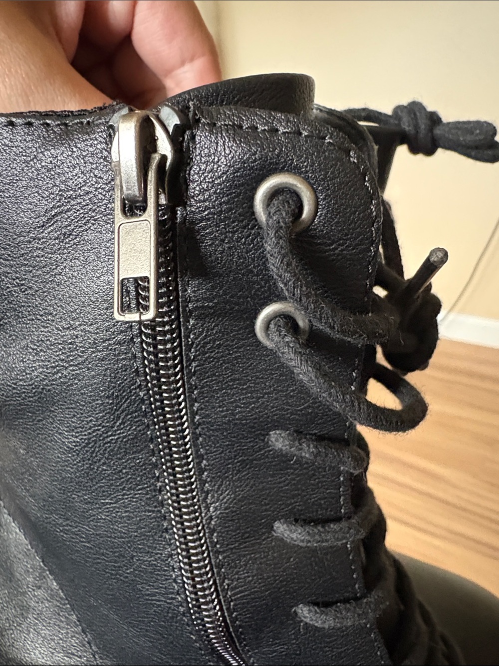 Sun + Stone Lace-Up Ankle Boots - Picture 13 of 14
